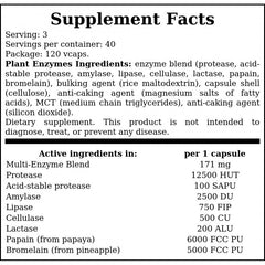 Plant Enzymes - 120vcaps.