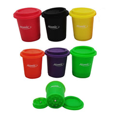 Plastic Grinder - Coffee Cup - 30mm - 3 Layers - Box - 18 Stück