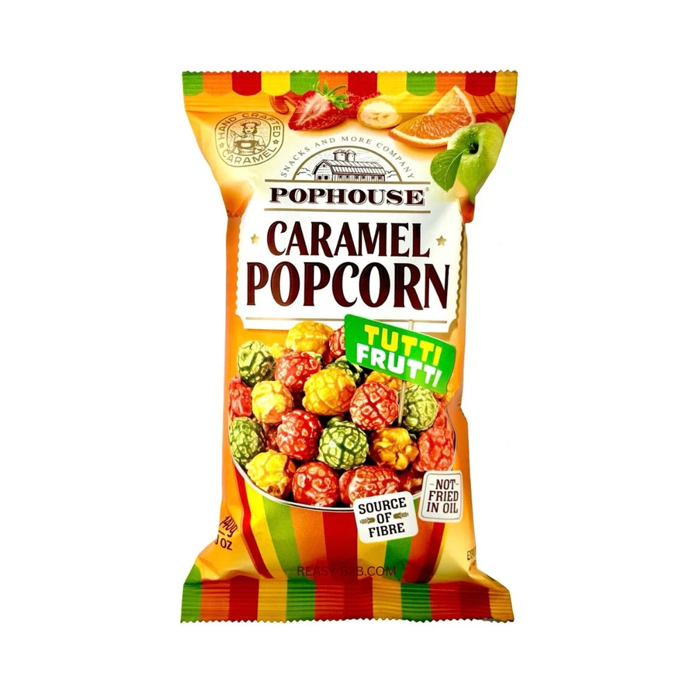 Pophouse Caramel Popcorn Tutti Frutti 140g