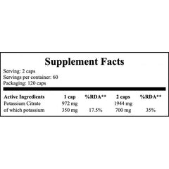 Potas - 120caps. - Kalium