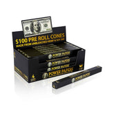 Power Papers 100 DOLLAR - King Size Cones - Prerolled Joints - Box - 24 x 4 Stück