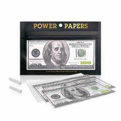 Power Papers 100 DOLLAR - Super King Size + Tips - Box - 12 x 12 Stück