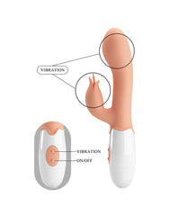 Pretty Love – Bloody Mary – Rabbit-Vibrator mit Klitorisstimulator – Nude