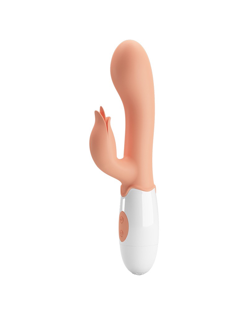 Pretty Love – Bloody Mary – Rabbit-Vibrator mit Klitorisstimulator – Nude