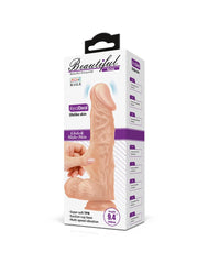 Pretty Love - Buraq - Realistischer Vibrationsdildo 24 cm - Nude