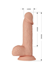Pretty Love - Catoblepas - Realistischer Vibrationsdildo 20.6 cm - Nude