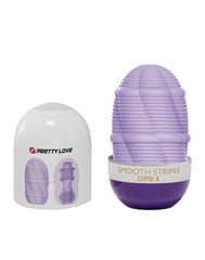 Pretty Love - Cupid X - Smooth Stripes - Masturbator - Lila, Weiß