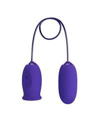 Pretty Love - Daisy-Youth - 2 in 1 Klitorislecker und vibrierendes Ei - Lila