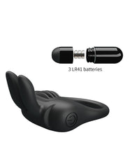 Pretty Love - Davion - Cockring-Vibrator - Schwarz