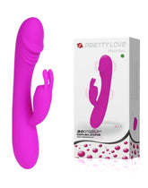 Pretty Love - Hunter - Kaninchen-Vibrator - Deep Rose