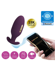 Pretty Love - Jefferson - Elektrischer Schock Buttplug mit App-Steuerung - Lila