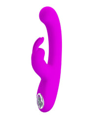 Pretty Love - Lamar - Rabbit-Vibrator mit digitaler LED-Anzeige - Lila