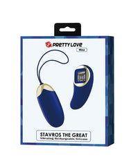 Pretty Love - Mina - Ei-Vibrator mit Fernsteuerung - Dunkelblau