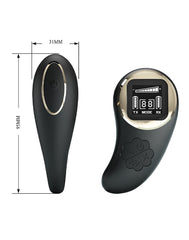 Pretty Love - Nathan - Vibrator für Paare mit Fernbedienung - Schwarz