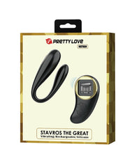 Pretty Love - Nathan - Vibrator für Paare mit Fernbedienung - Schwarz