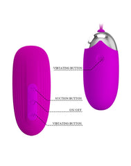 Pretty Love - Orthus - Vibro-Ei mit Fernbedienung - Pink