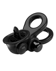 Pretty Love - Passionate Ring - Vibrierender Cockring - Schwarz