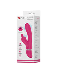 Pretty Love - Phoenix - Rabbit Vibrator mit Saugfunktion - Rosa