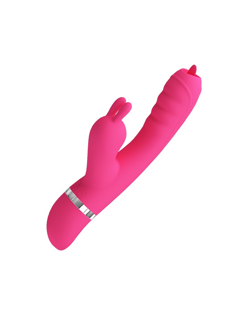 Pretty Love - Phoenix - Rabbit Vibrator mit Saugfunktion - Rosa