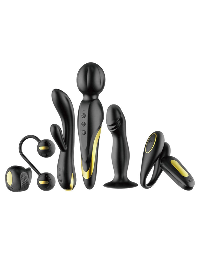 Pretty Love - Queens Luxury Collection - Vibrator - Veredelt mit 18K Gold - Schwarz
