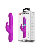 Pretty Love - Reese - Thrusting Rabbit Vibrator - Rosa