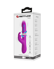 Pretty Love - Reese - Thrusting Rabbit Vibrator - Rosa