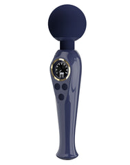 Pretty Love - Skyler - Wandvibrator mit digitaler LED-Anzeige - Dunkelblau