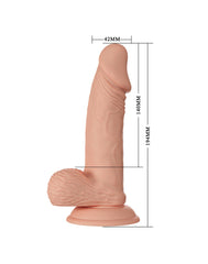 3: Pretty Love - Zebulon - Realistischer Dildo 19.4 cm - Nude