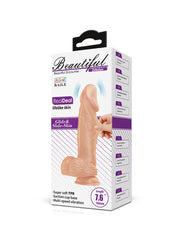 2: Pretty Love - Zebulon - Realistischer Vibrationsdildo 19.4 cm - Nude