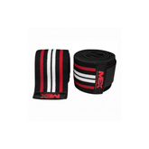 Pro Knee Wraps Mex - Black/Red/White