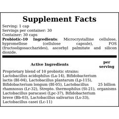 Probiotic-10 25 Billion - 30vcaps. x12