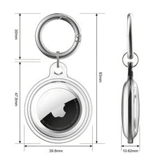 *Protect Apple Arittag Hülle X1, transparent/weiss