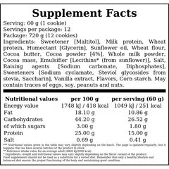 Protein Cookie - 60g - Salted Peanut x12 - Rabatt