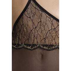 PS Amberly Size Plus corset & thong black