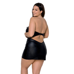 PS Celin Size Plus chemise & thong black