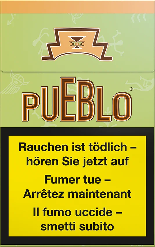 Pueblo - Green - Zigaretten - Box - 10 Stück