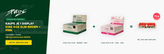 Purize - King Size Slim - BUNDLE - Box - Brown + Pink + We love Switzerland