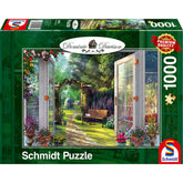 Puzzle Blick in den verwunschenen Garten, 1000 Teile