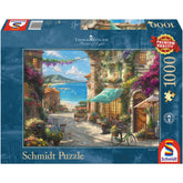 Puzzle Café an der italienischen Riviera, 1000 Teile