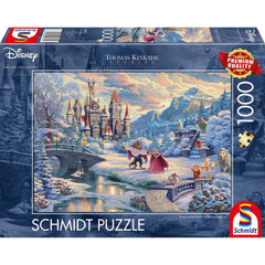 Puzzle Disney Die Schöne und das Biest Wintertraum, 1000 Teile
