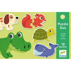 Puzzle Duo Tiere