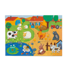 Puzzle Tactiloferme, 20 Teile