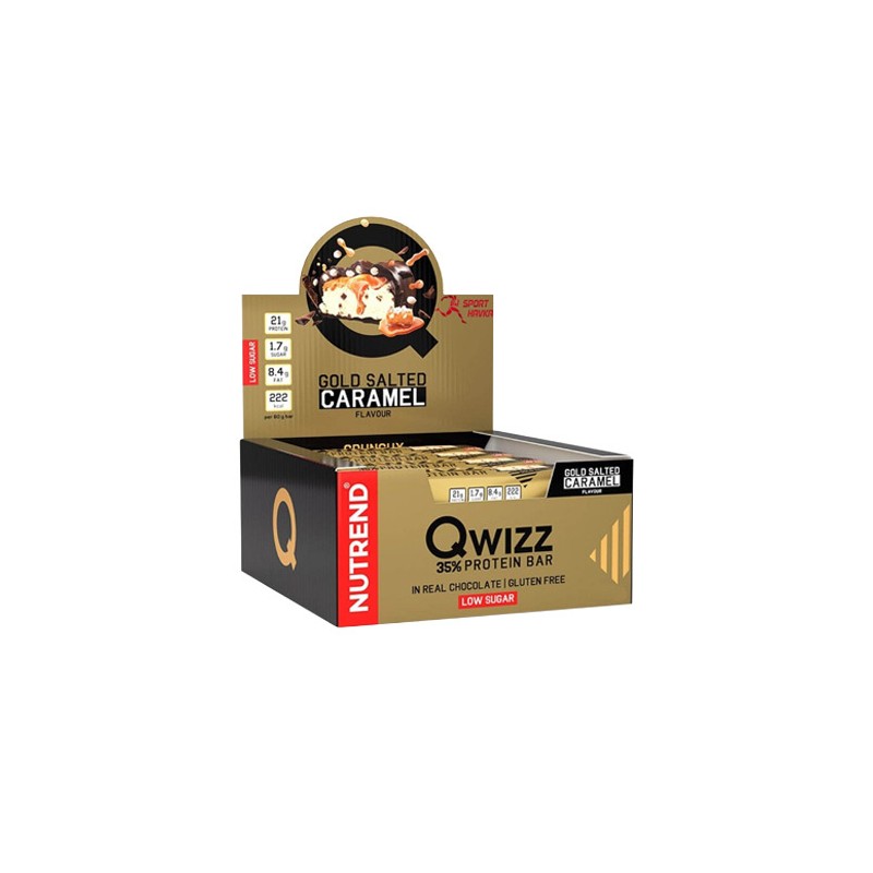 QWIZZ Proteinriegel - 60g - Salted Caramel x24