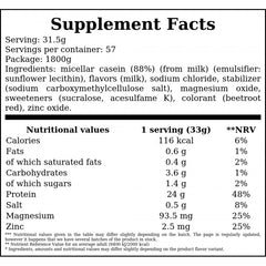 R1 Caseine Protein - 1800g - Vanilla Cream x4