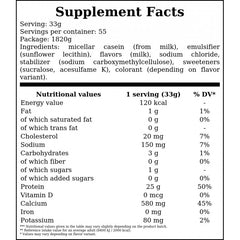 R1 Caseine Protein - 1820g - Cookies Cream x4