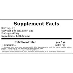 R1 Glutamine - 689g - Unflavored x6