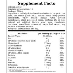 R1 Mass Gainer - 5200g - Vanilla Cream x2