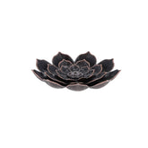 Räucherstäbchenhalter Lotus, bronce - 8.8cm