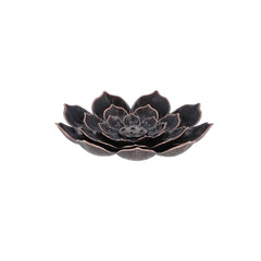 Räucherstäbchenhalter Lotus, bronce - 8.8cm
