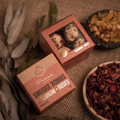 Räucherkugeln - Weihrauch & Rose - Box - 8 Stück